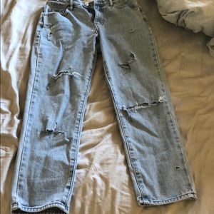 Ripped Pac Sun Mom Jeans